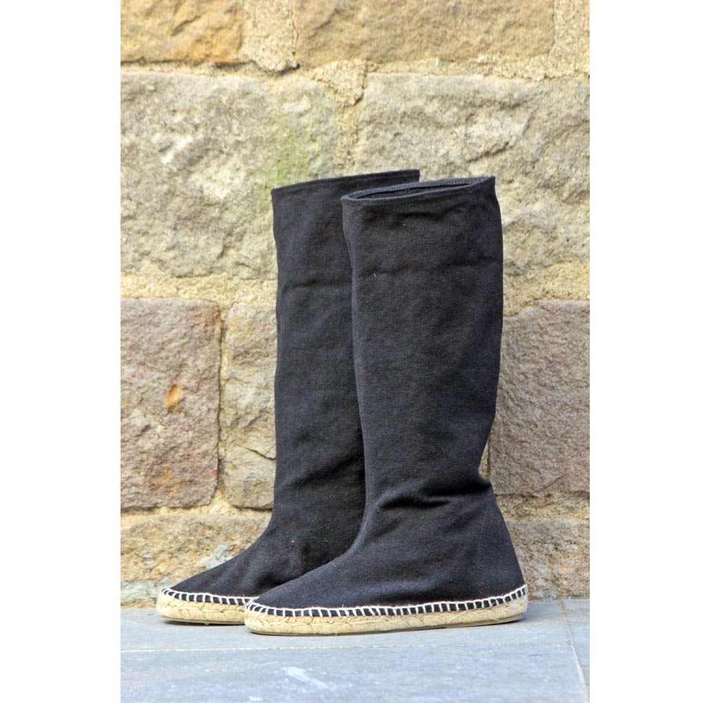 botas esparto y lona
